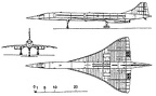 3 vues Concorde
